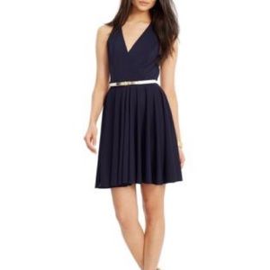Navy blue Ralph Lauren dress.
